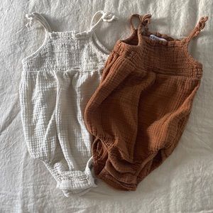 Old Navy bubble rompers